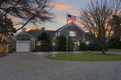 The approach to the house is inviting.