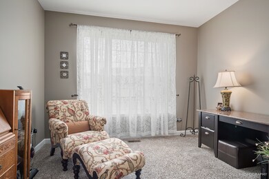 Bedroom #1 with upgraded carpeting and padding