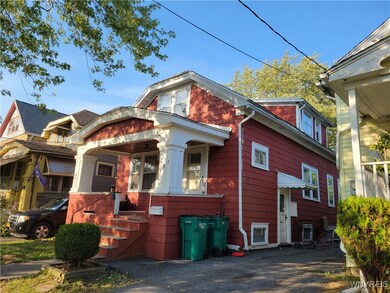 View from sidewalk