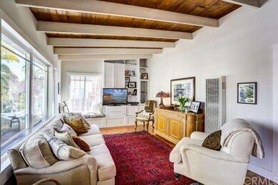 Original wood plank ceilings and built-in's in the