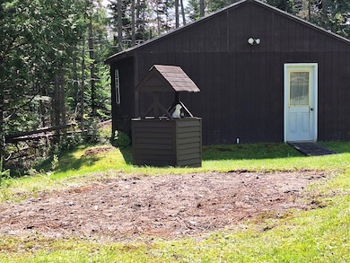 garage, well and space for woodshed