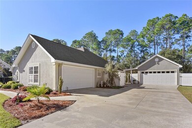 2 car garage PLUS 2 car detached garage