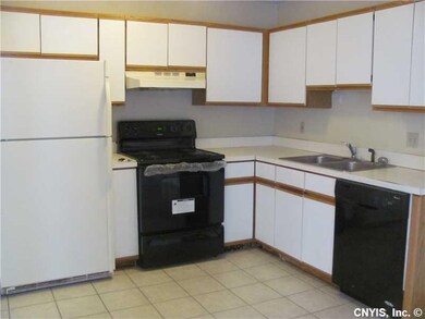 Kitchen. The kitchen is light and bright.