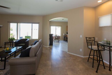 Great room to kitchen