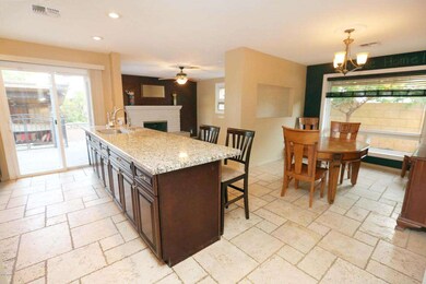 Separate entrance to backyard from kitch