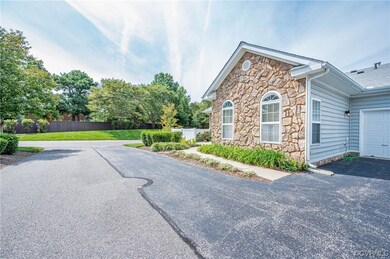 Exterior front of the home view of the paved drive