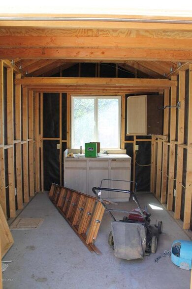 Backyard storage shed