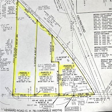 Survey map- Shows subject property Lot 1, and the adjoining (Lot #2 that's available)