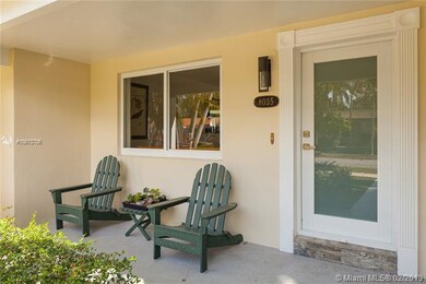Inviting front porch