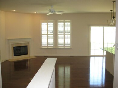 Fireplace and gorgeous wood floors