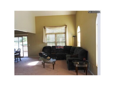 Vaulted Great room with wall of windows
