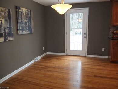 Dining room is open to the kitchen and has access 
