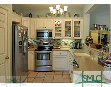 Kitchen. The kitchen has been updated with stainle