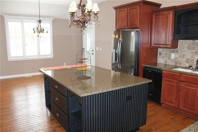 Kitchen has breakfast room 