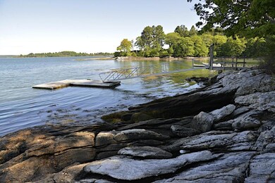 The dock at mid-tide