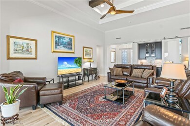 Great room that easily accommodates larger furnitu