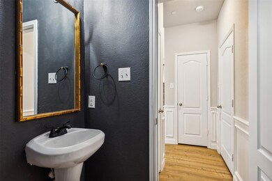 Main floor powder room!