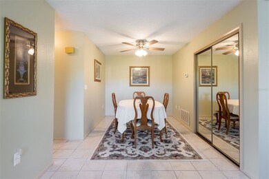 Spacious dining room with large closet!
