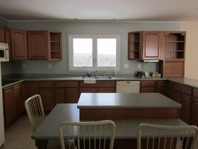 Maple cabinetry & ample counter top space.