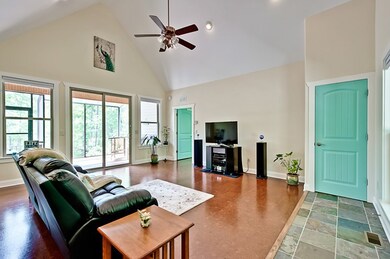 Vaulted Ceiling Living Room