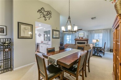 Dining Room view into kitchen and family room