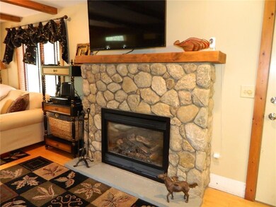 Efficient gas fireplace with a...