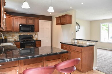 Epoxy poured countertops in the kitchen and a brea