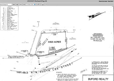 Survey map / technical document