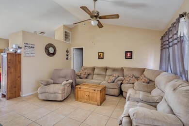 Spacious living and vaulted ceilings
