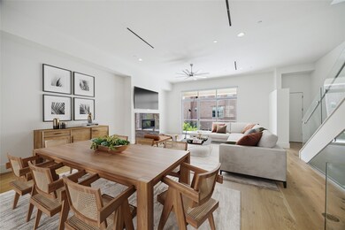 DINING AREA -  spacious between kitchen and living
