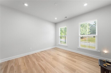 Office with french doors