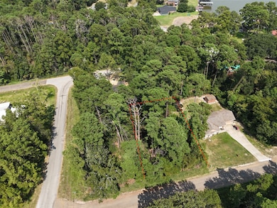 Aerial shot of the property
