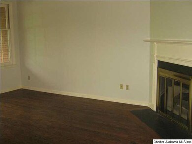 Gas fireplace in the living room