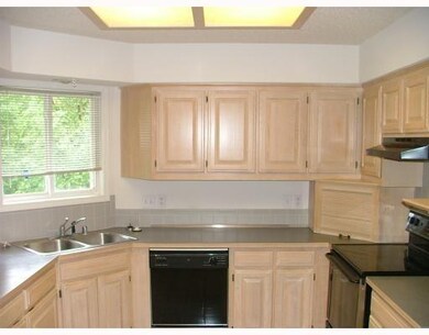 kitchen with view out window