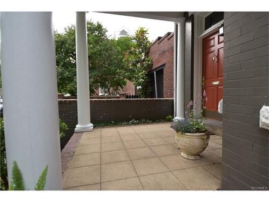 Covered front porch.