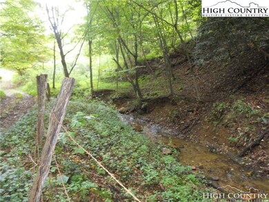 Nice stream flowing just inside the mostly fenced