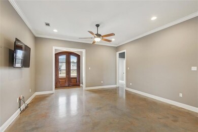 Living and foyer