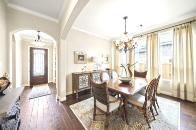 Formal dining room with plenty of natural light ...