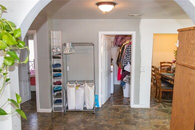 Laundry Room with dryer and washer connections 
C