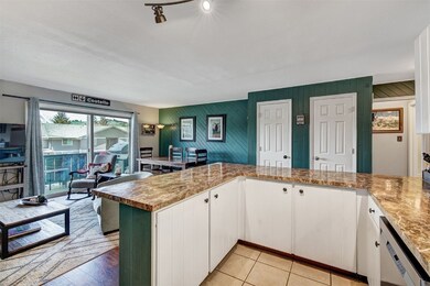 open floor plan so everyone can be together - cook