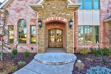 Doorway to property featuring french doors