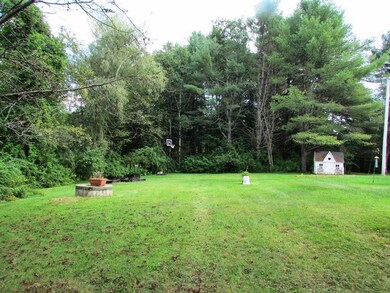 View of the private back yard
