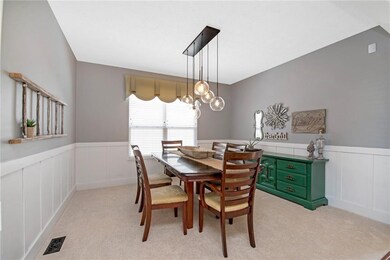 Wainscoting in Dining Room