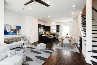 Second level main living area. High ceilings, spac