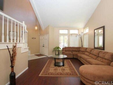 Main entry,  living room view.