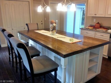 Dual purpose island (island and table w/room for 6