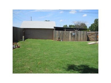 shop and backyard view