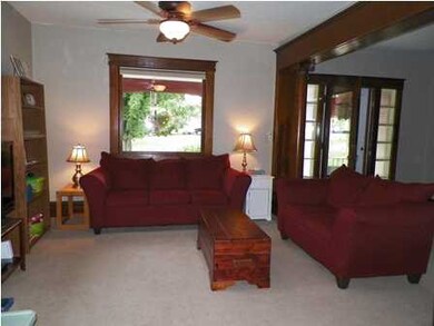 Living room with huge picture window