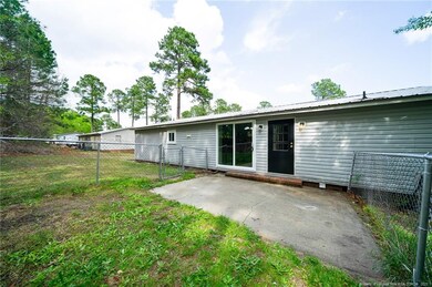 Fenced portion of the Yard