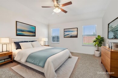 Primary suite is tucked away in the back of the room making it the perfect retreat for relaxing and unwinding.